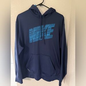 Nike Therma-Fit Blue Pullover Hoodie Size XL